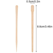 100PCS Wooden Hair Removal Stick: Depilation Spatulas