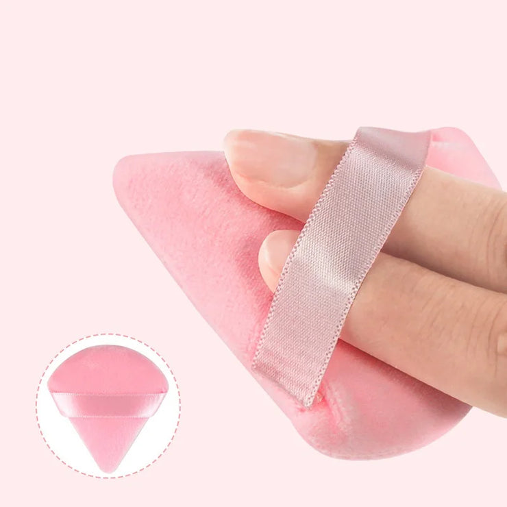 Velvet Triangle Makeup Sponge for Face and Eyes