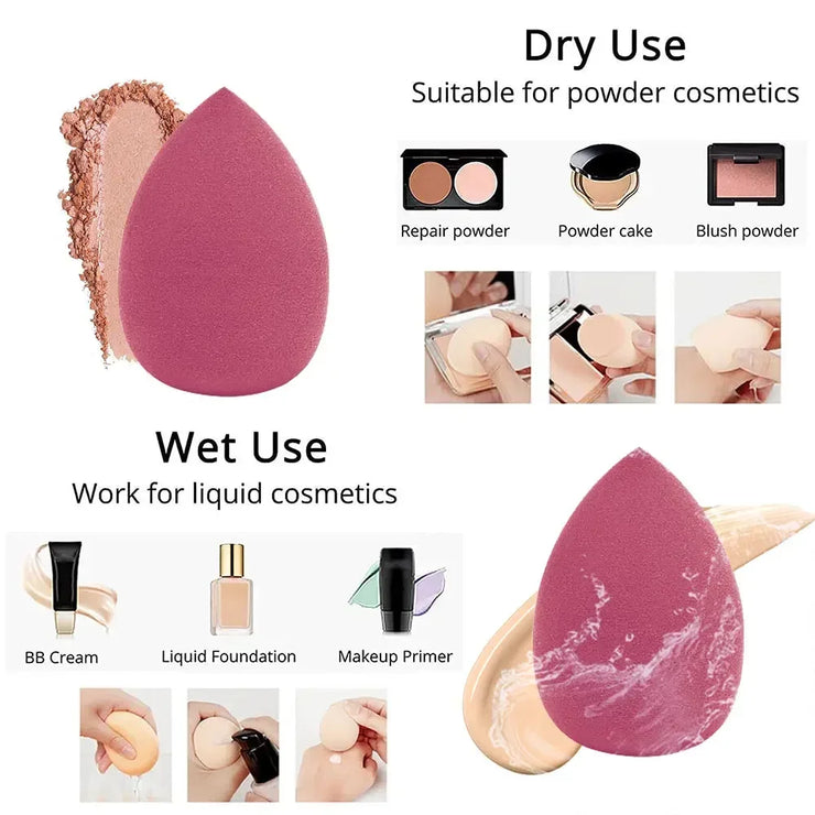 4pc Makeup Sponge Blender Set