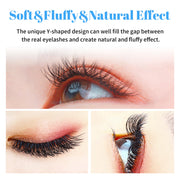 YY Shaped Faux Mink Eyelash Extensions