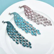 Peacock Rhinestone Brooch: Elegant Gift for Women