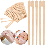 100PCS Wooden Hair Removal Stick: Depilation Spatulas