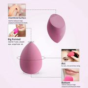 4pc Makeup Sponge Blender Set