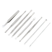 8 Piece Stainless Steel Blackhead / Acne Remover Set